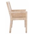 Safavieh Tojo Wood Accent Chair w/ Cushion in White / Gray