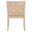 Safavieh Tojo Wood Accent Chair w/ Cushion in White / Gray