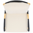 Safavieh Meara Rattan Accent Chair w/ Cushion in White / Black