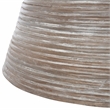 Safavieh Cristina Rattan and Metal Coffee Table in Gray / White