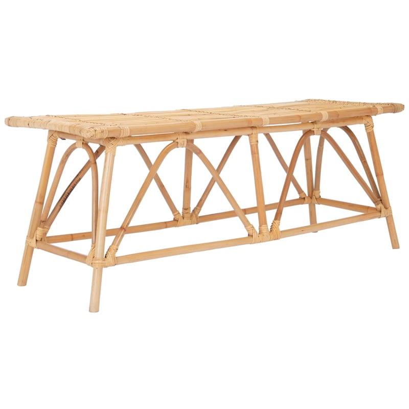 Safavieh Montgomery Rattan Coffee Table  in Natural