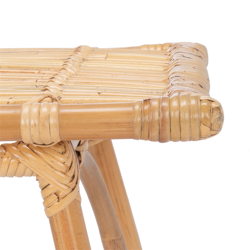 Safavieh Montgomery Rattan Coffee Table  in Natural
