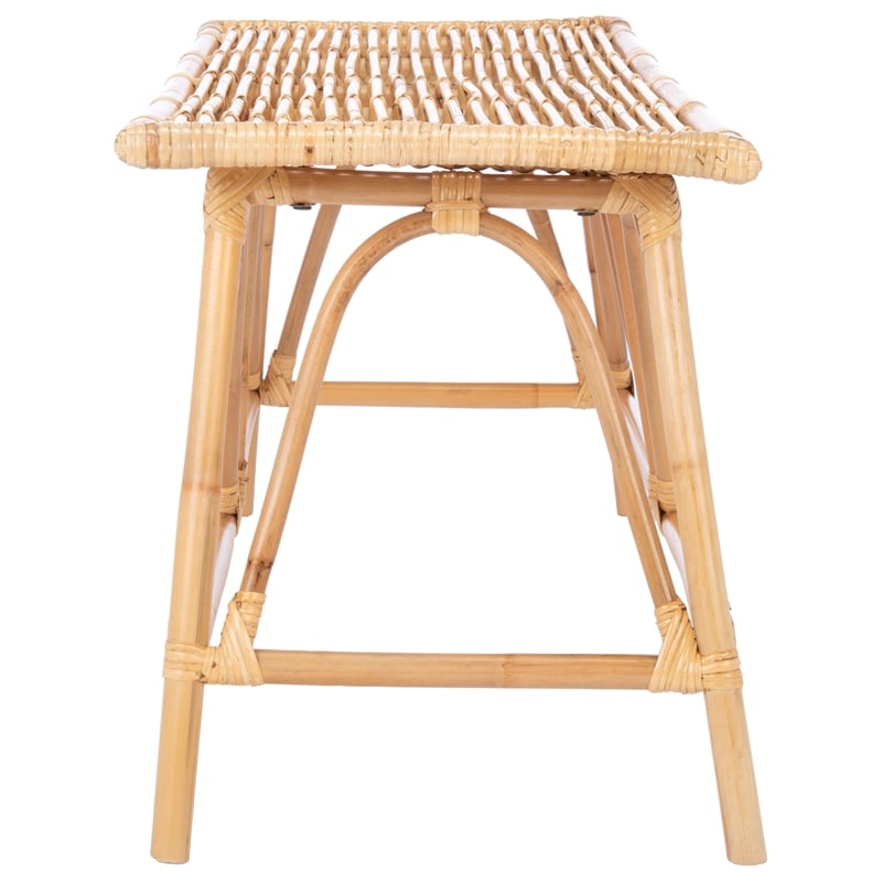 Safavieh Montgomery Rattan Coffee Table  in Natural