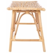 Safavieh Montgomery Rattan Coffee Table  in Natural