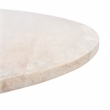 Safavieh Whent Round Wood and Metal Coffee Table  in Gray / White