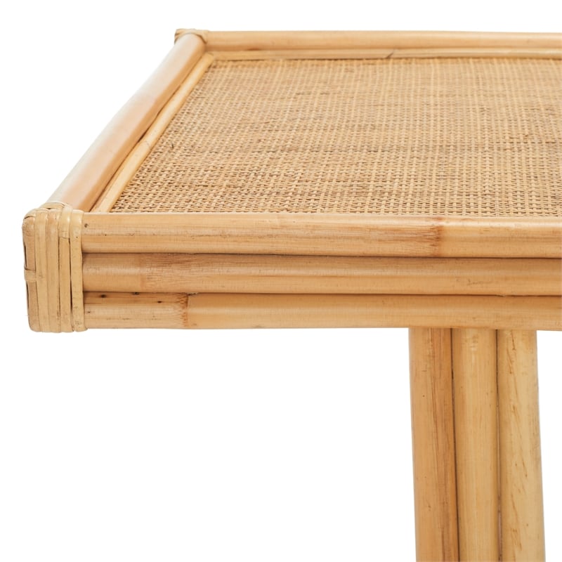 Safavieh Juri Rectangle Rattan Coffee Table  in Natural