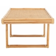Safavieh Juri Rectangle Rattan Coffee Table  in Natural