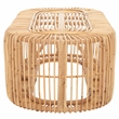Safavieh Jabez Oval Rattan Coffee Table in Natural