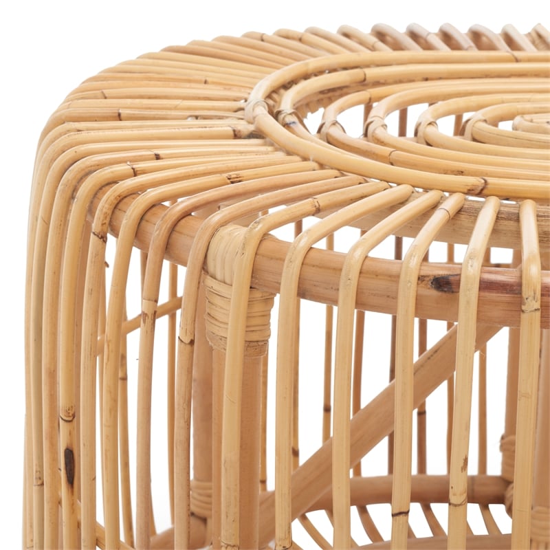 Safavieh Jabez Oval Rattan Coffee Table in Natural