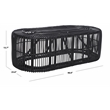 Safavieh Jabez Oval Rattan Coffee Table in Black