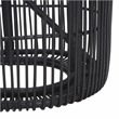 Safavieh Jabez Oval Rattan Coffee Table in Black