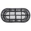 Safavieh Jabez Oval Rattan Coffee Table in Black