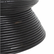 Safavieh Heimdall Round Rattan Coffee Table  in Black