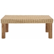 Safavieh Shazza Weaved Wood Coffee Table in Natural