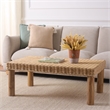 Safavieh Shazza Weaved Wood Coffee Table in Natural