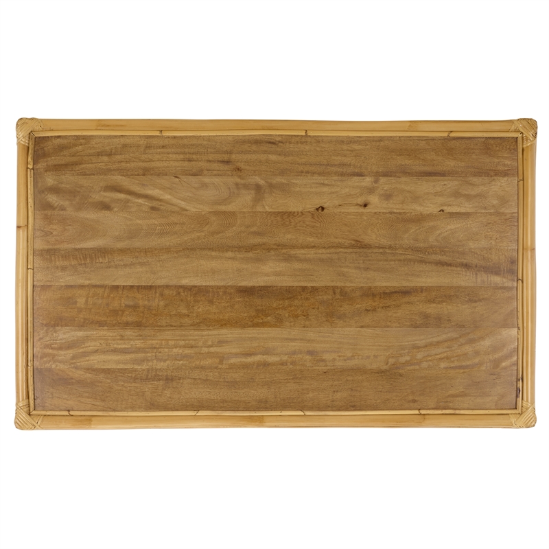 Safavieh Webster Rectangle Wood Coffee Table  in Natural