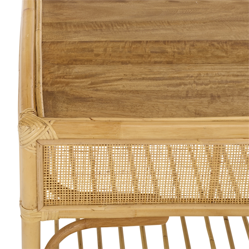Safavieh Webster Rectangle Wood Coffee Table  in Natural