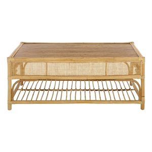 Safavieh Webster Rectangle Wood Coffee Table  in Natural