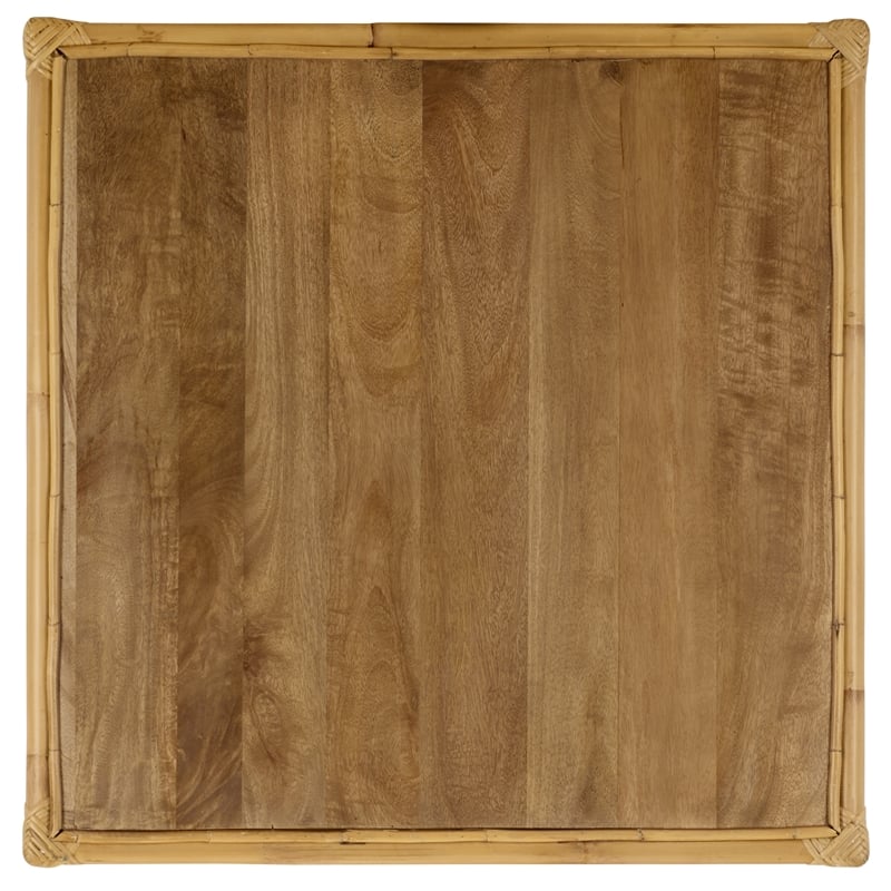 Safavieh Webber Square Wood Coffee Table in Natural