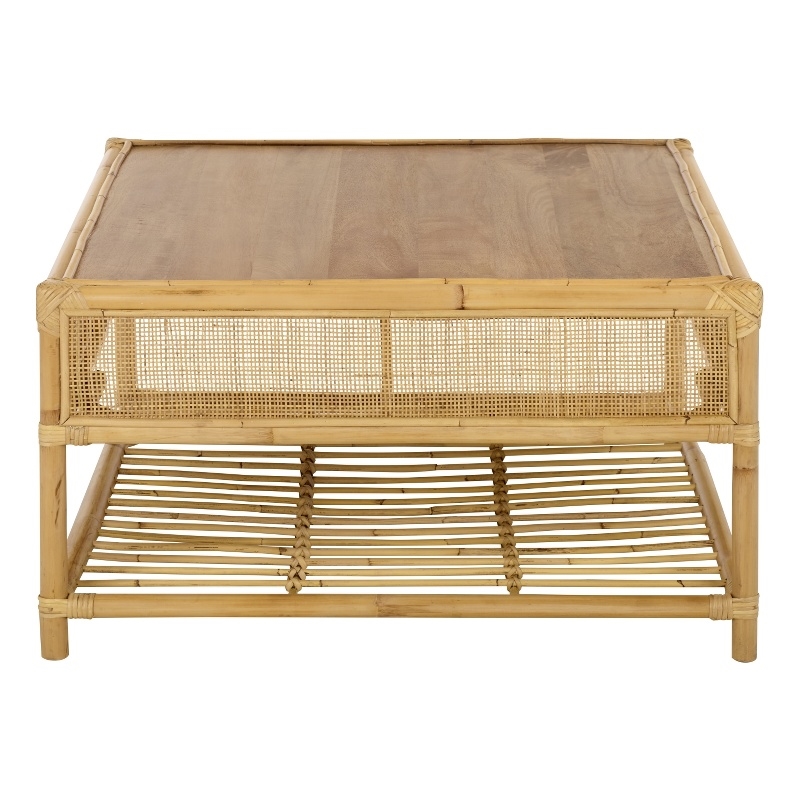 Safavieh Webber Square Wood Coffee Table in Natural