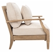 Safavieh Martinique Wood Patio Armchair in Natural / Beige