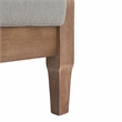 Safavieh Martinique Wood Patio Sofa in Natural / Gray