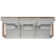 Safavieh Martinique Wood Patio Sofa in Natural / Gray