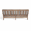 Safavieh Martinique Wood Patio Sofa in Natural / Gray