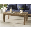 Safavieh Martinique Wood Patio Coffee Table in Natural