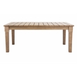 Safavieh Martinique Wood Patio Coffee Table in Natural