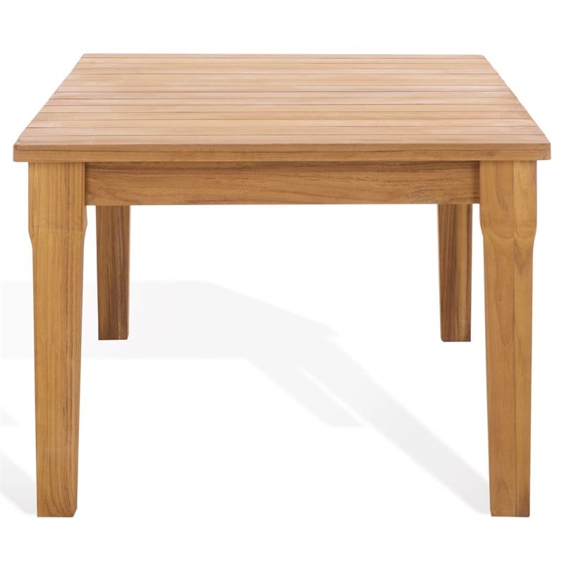 Safavieh Martinique Wood Patio Coffee Table  in Natural