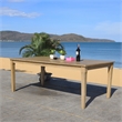 Safavieh Dominica Wood Outdoor Dining Table in Natural
