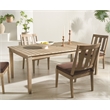 Safavieh Dominica Wood Outdoor Dining Table in Natural