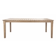 Safavieh Dominica Wood Outdoor Dining Table in Natural