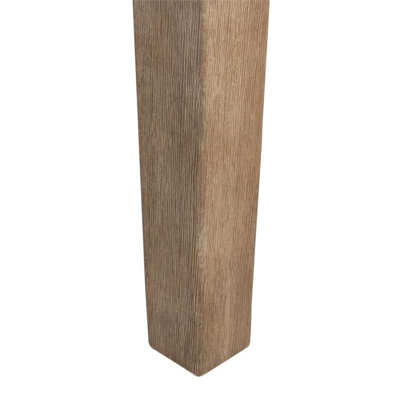 Safavieh Dominica Wood Outdoor Dining Table in Natural