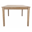 Safavieh Dominica Wood Outdoor Dining Table in Natural