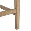 Safavieh San Salvador Wood Patio Counter Stool in Natural / White