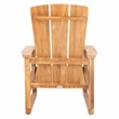 Safavieh San Juan Brazilian Wood Adirondack Chair in Natural