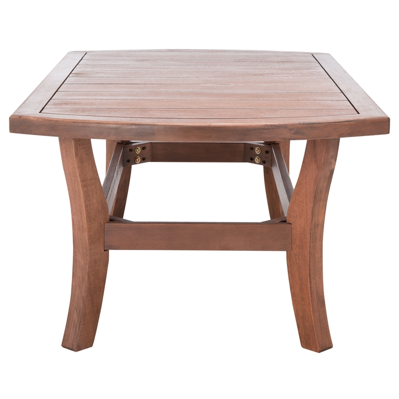 Safavieh Payden Wood Outdoor Coffee Table in Natural