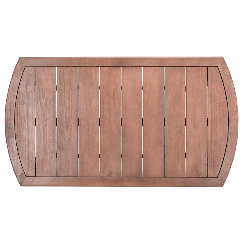 Safavieh Payden Wood Outdoor Coffee Table in Natural