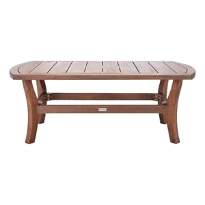 Safavieh Payden Wood Outdoor Coffee Table in Natural