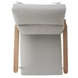 Safavieh Brutus Wood and Iron Rocking Chair in White / Light Gray