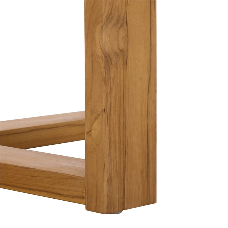 Safavieh Mayaguana Round Wood Dining Table in Natural