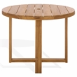 Safavieh Mayaguana Round Wood Dining Table in Natural