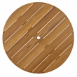 Safavieh Mayaguana Round Wood Dining Table in Natural