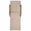 Safavieh Martinique Wood Patio Chaise Lounge in Natural / Beige