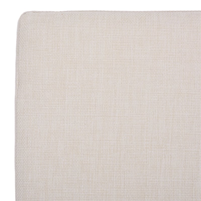 Safavieh Montclair Teak Wood Chaise Lounge in White / Natural