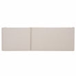 Safavieh Montclair Teak Wood Chaise Lounge in White / Natural