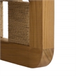 Safavieh Skipper Teak Wood Patio Chair  in Natural / Beige