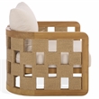 Safavieh Skipper Teak Wood Patio Chair  in Natural / Beige